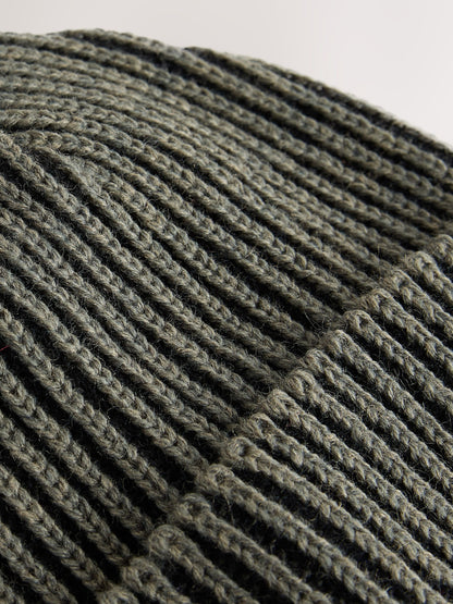Khaki Green Plait Beanie (1-16yrs) - image 3