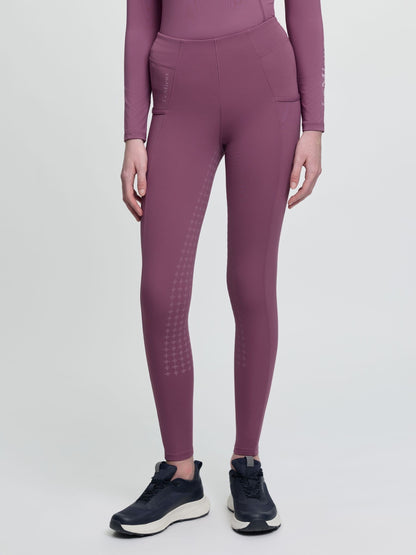 LeMieux Dark Mauve Young Rider Orla Pull Ons Leggings image 3
