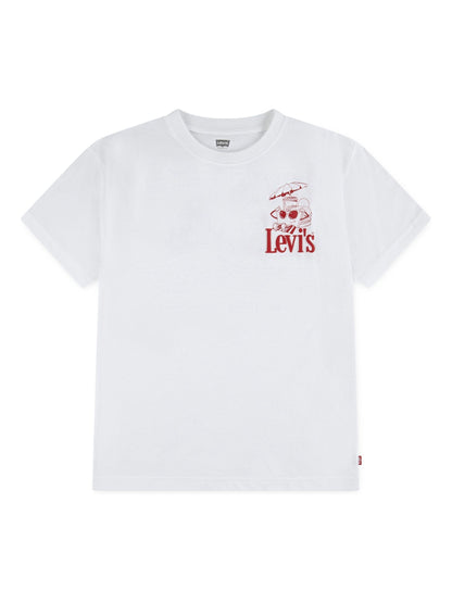 Levi's® White Burger Meal Short Sleeve T-Shirt image 4