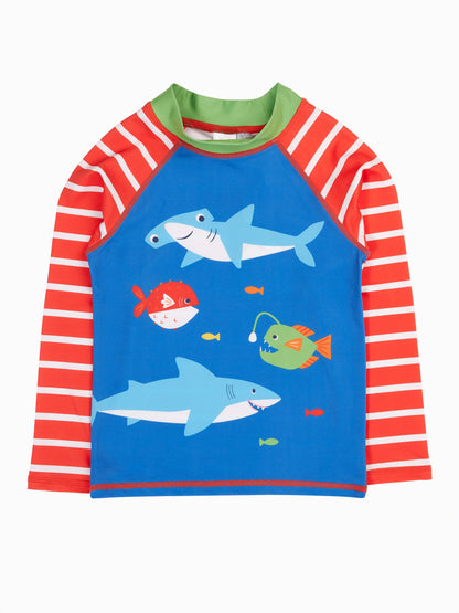 Frugi Blue Sunsafe Rash Vest image 3