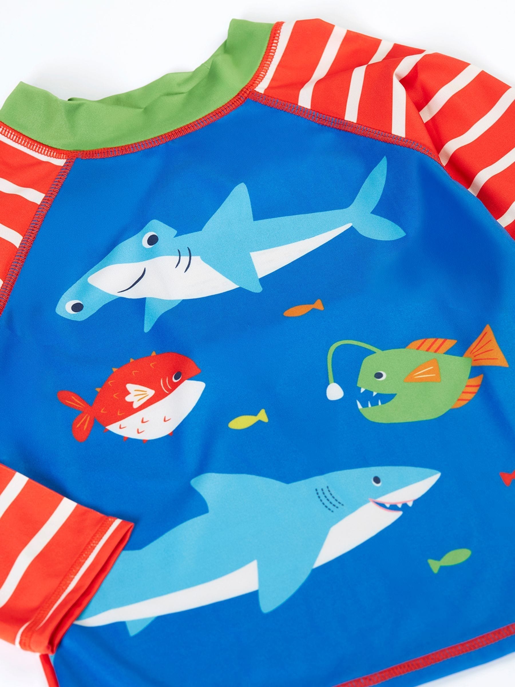 Frugi Blue Sunsafe Rash Vest image 5