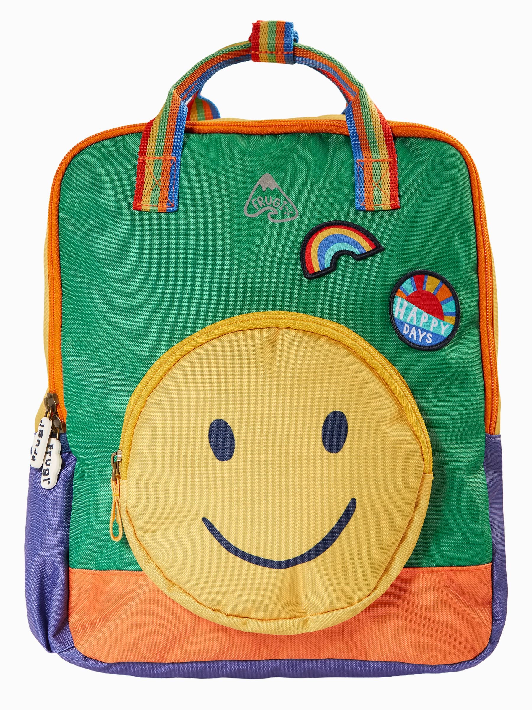 Frugi Blue Ramble Rainbow Backpack image 1