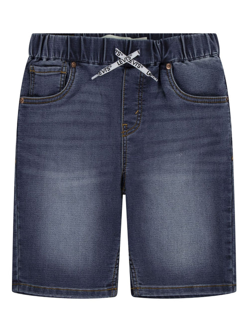 Levi's Dark Blue Skinny Fit Pull On Dobby Shorts image 1
