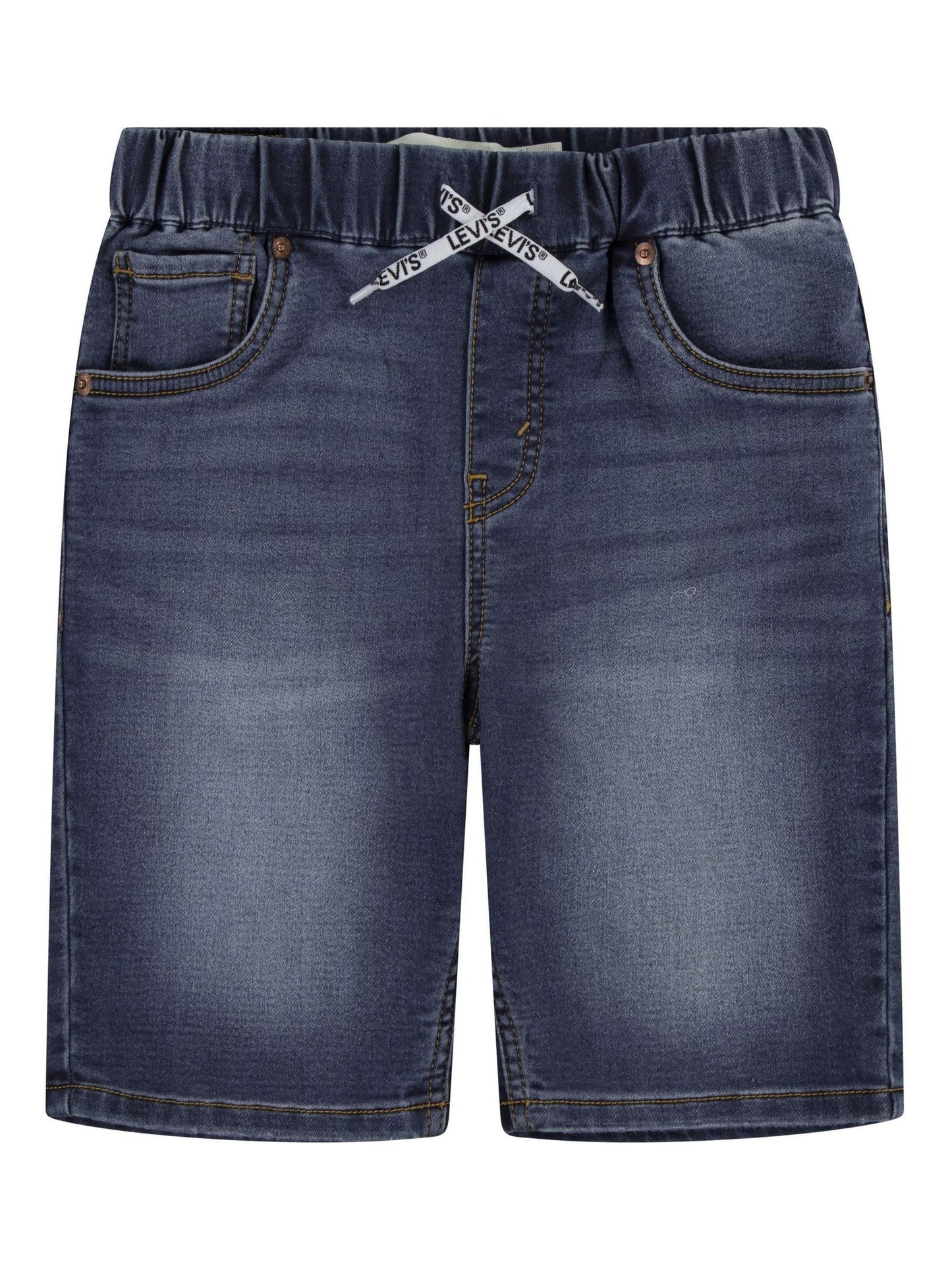 Dsiney Kidz - Levi's Dark Blue Skinny Fit Pull On Dobby Shorts image 4