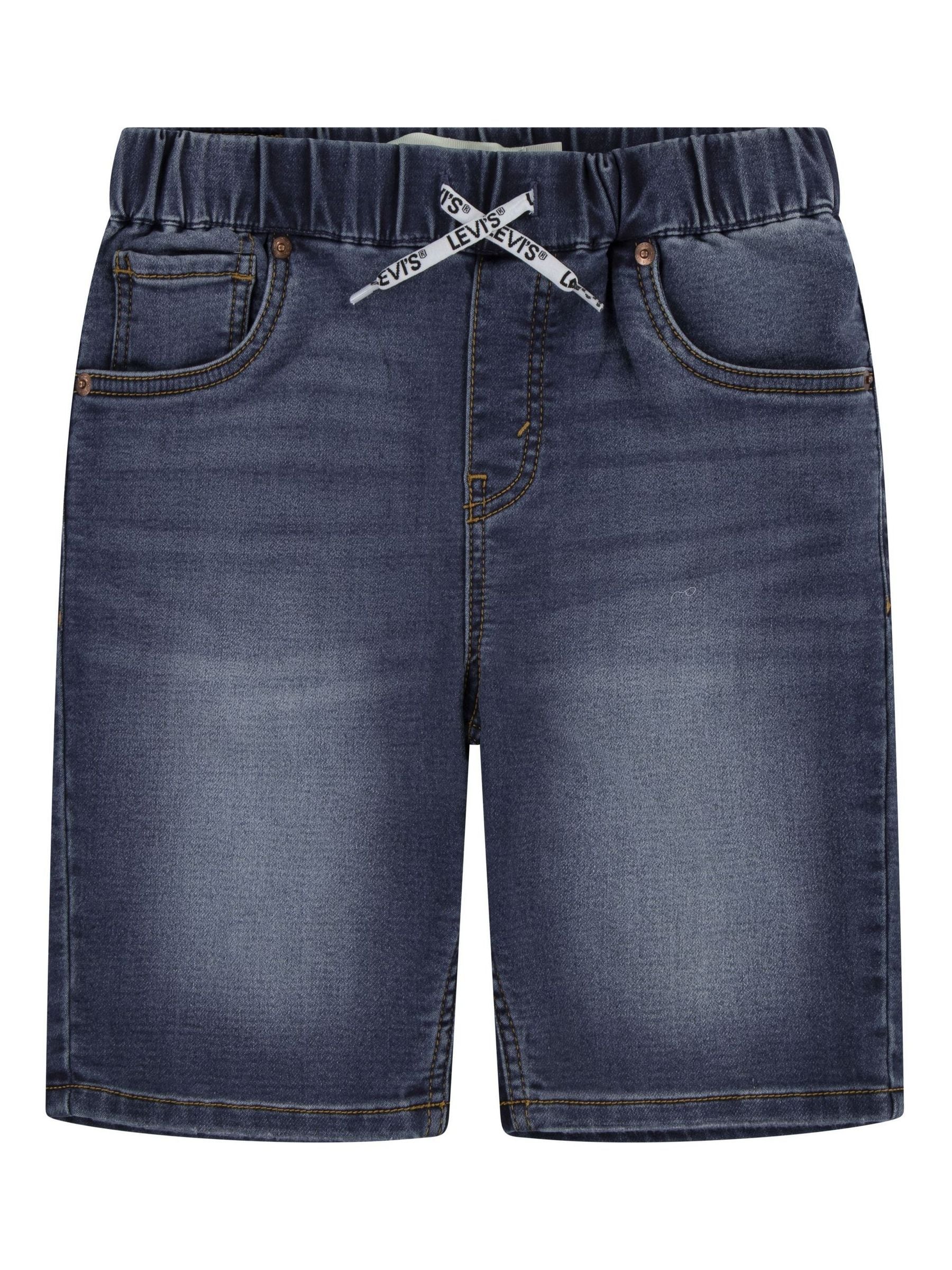 Dsiney Kidz - Levi's Dark Blue Skinny Fit Pull On Dobby Shorts image 4