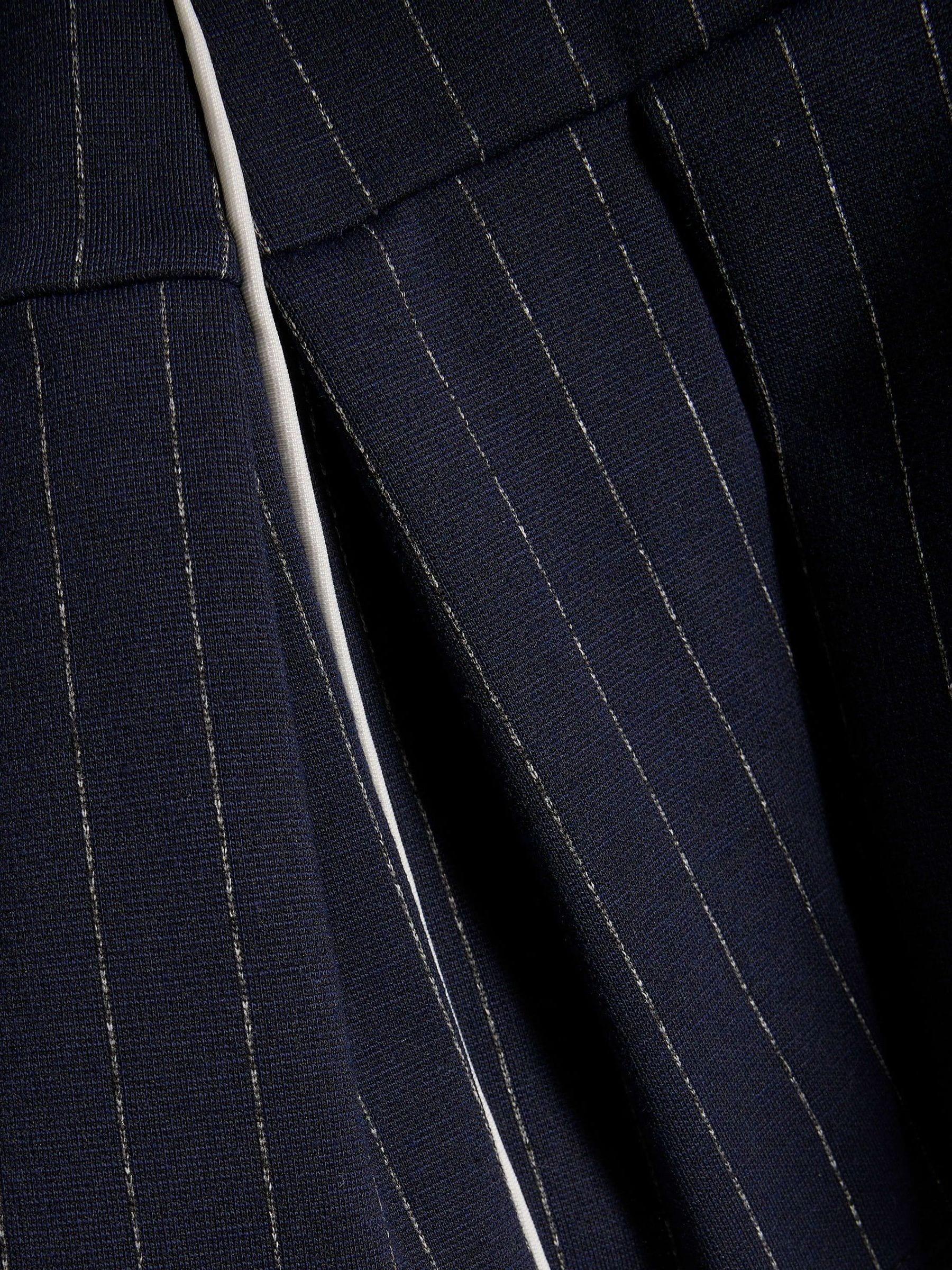 River Island Blue Los Angeles Pinstripe Dress image 4