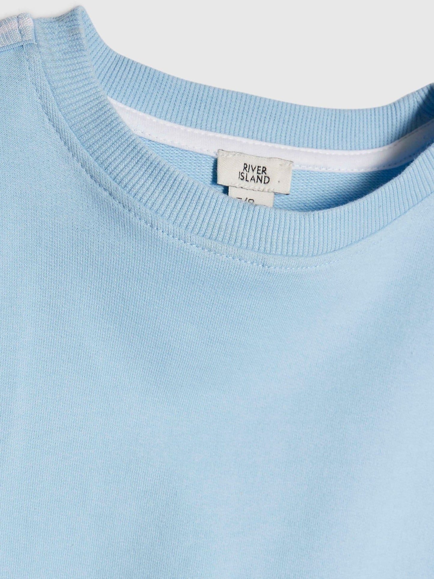 Dsiney Kidz - River Island Blue Logo T-Shirt & Runner Short Set image 4