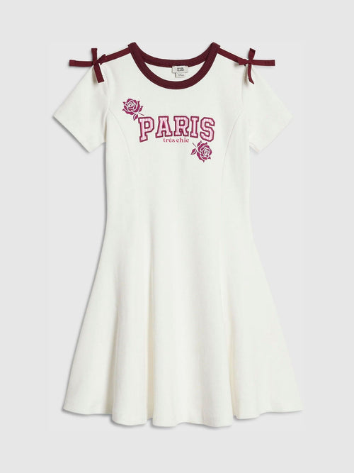 Dsiney Kidz - River Island White Paris Jersey Dress image 1
