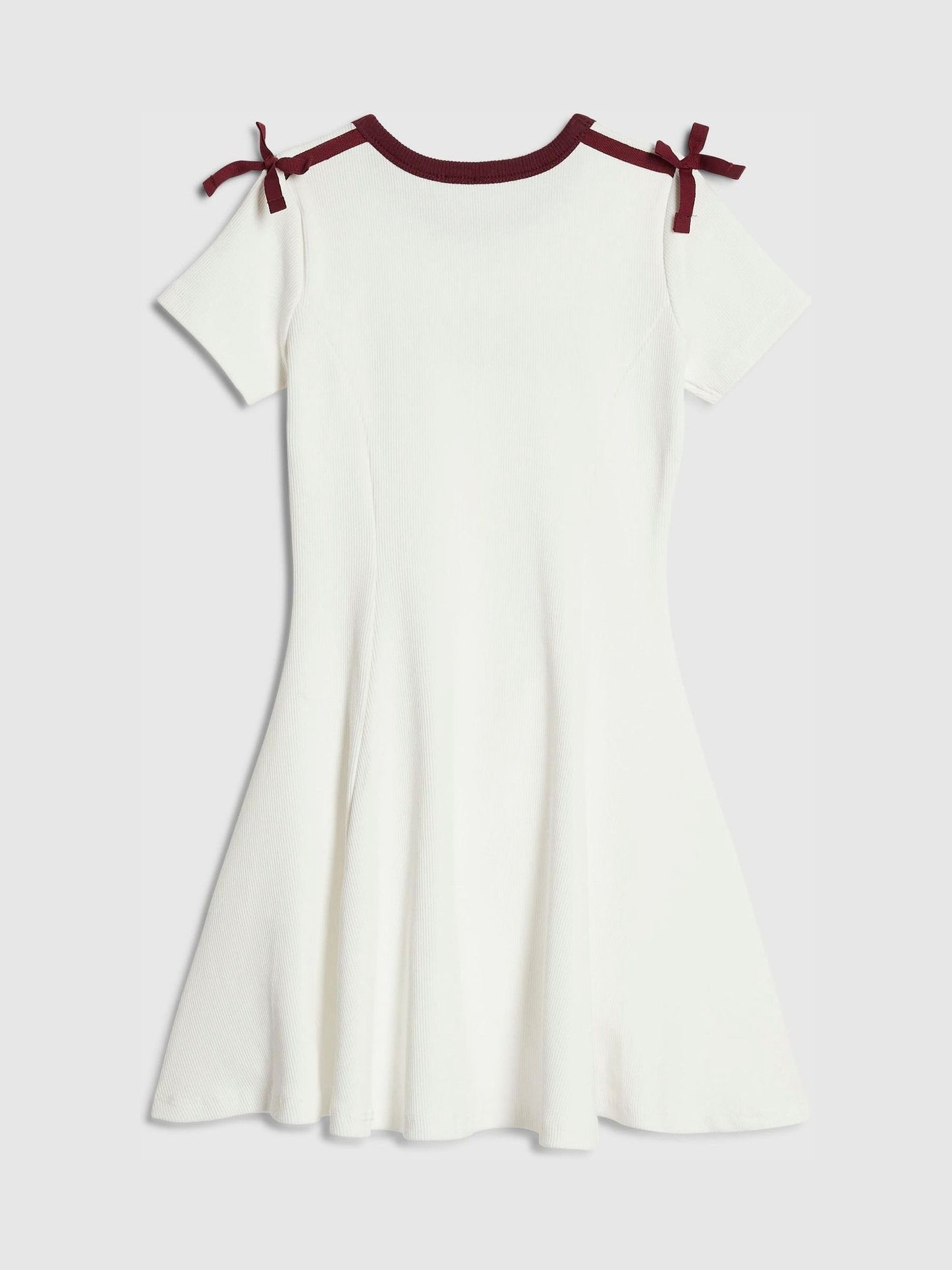 River Island White Paris Jersey Dress image 2
