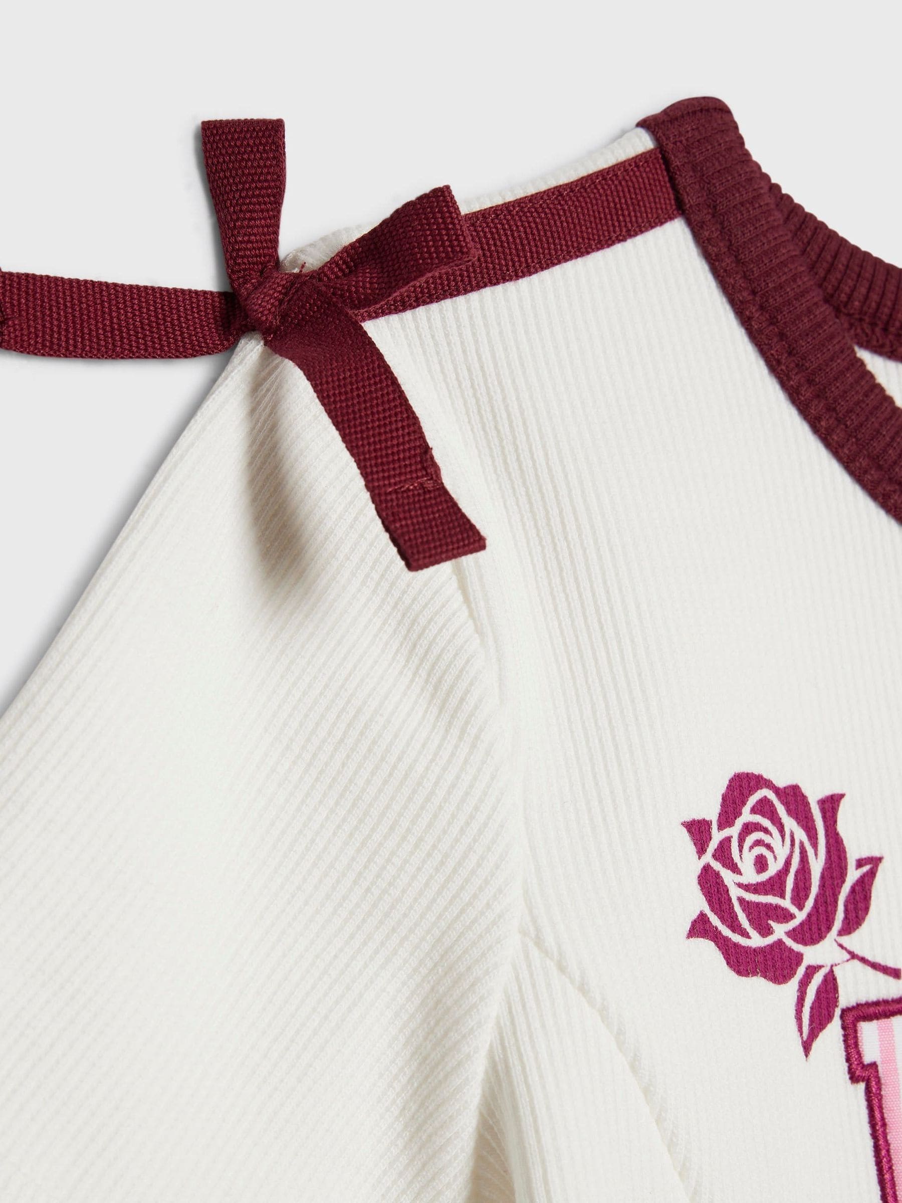 River Island White Paris Jersey Dress image 3