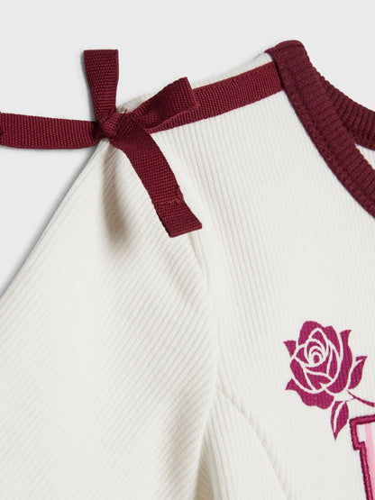 River Island White Paris Jersey Dress image 3