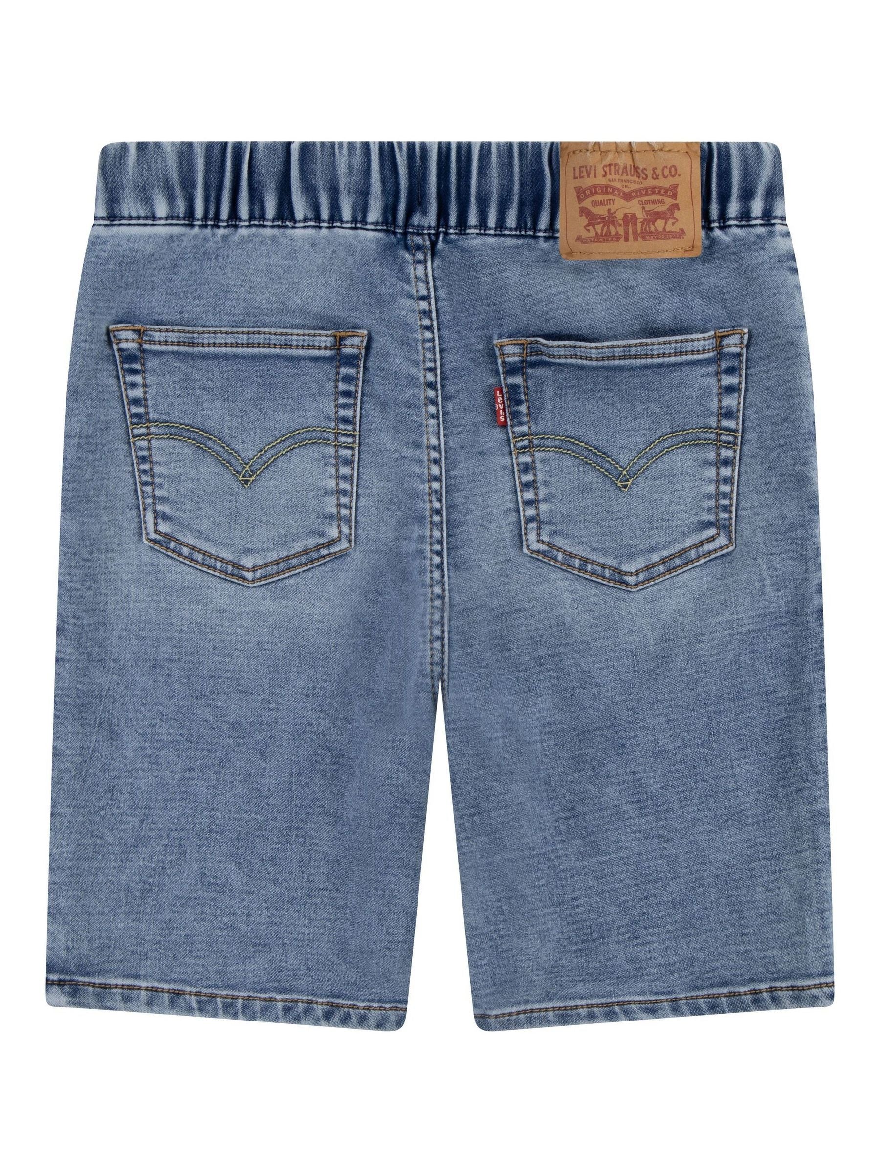 Dsiney Kidz - Levi's Blue Skinny Fit Pull On Dobby Shorts image 2