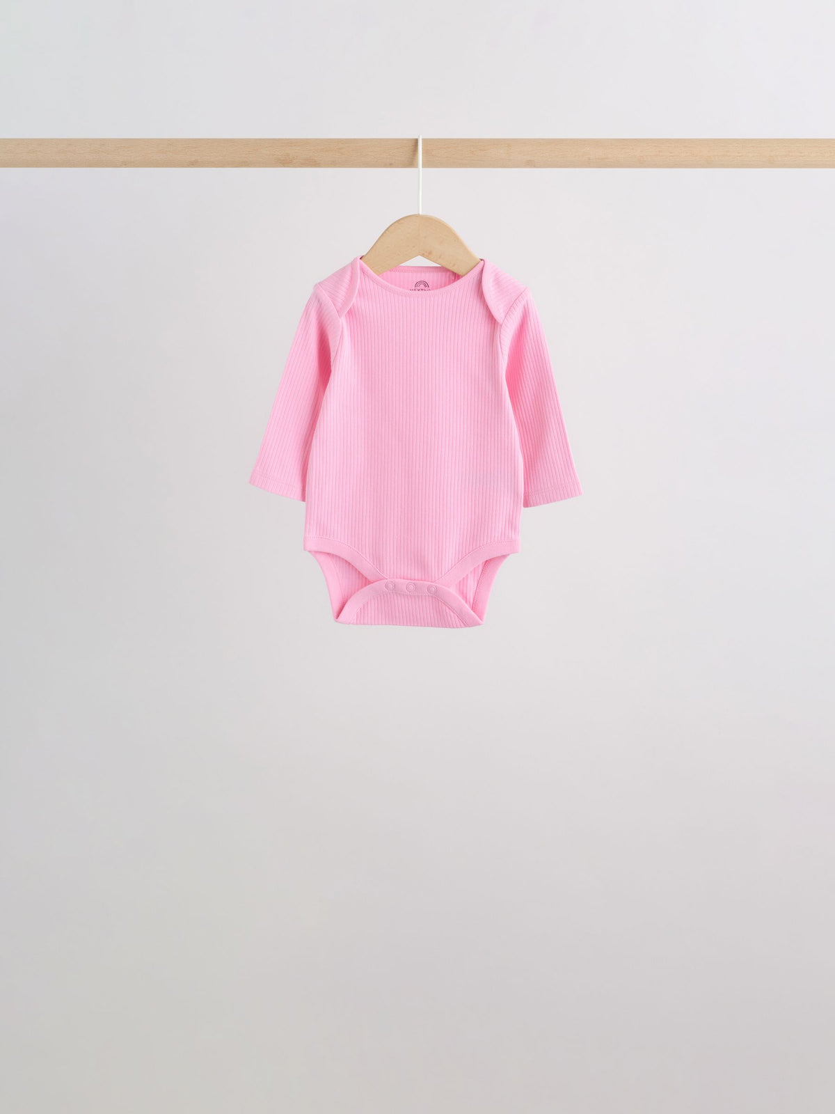 Dsiney Kidz - Pink/White Long Sleeve Baby Bodysuits 5 Pack image 3