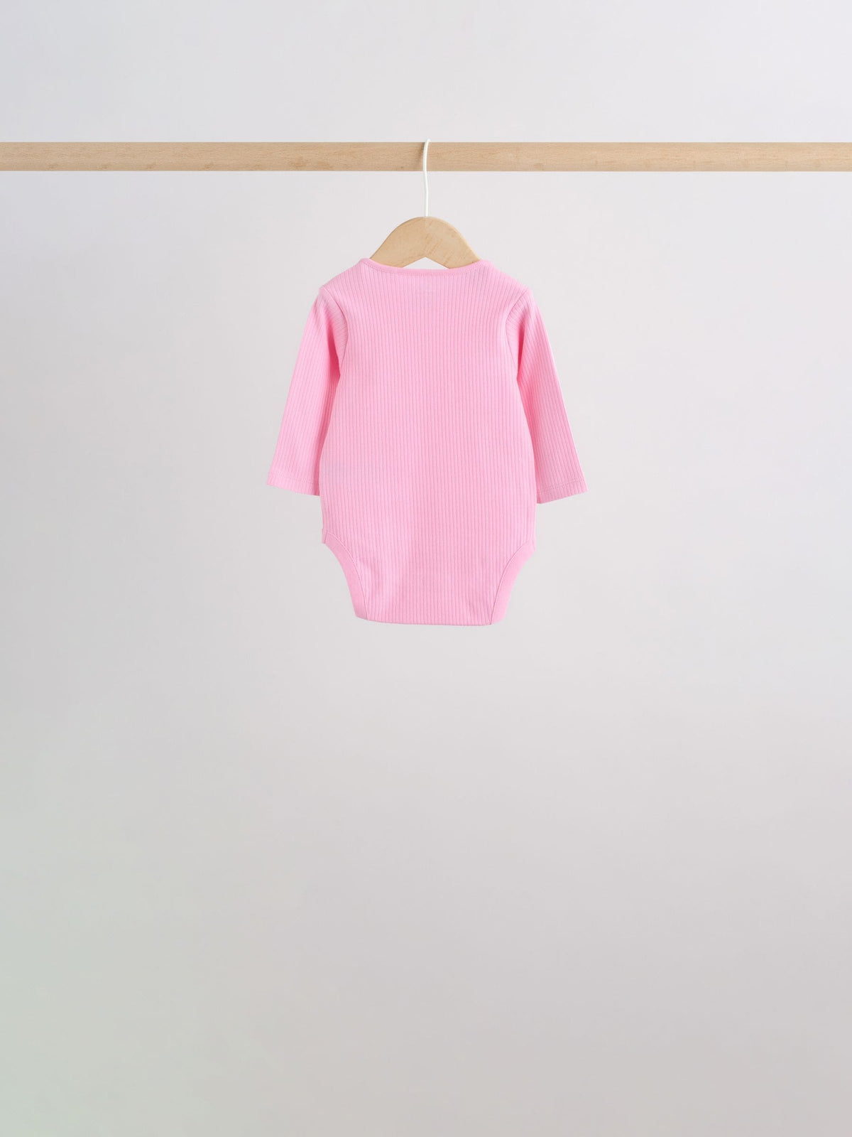 Dsiney Kidz - Pink/White Long Sleeve Baby Bodysuits 5 Pack image 6