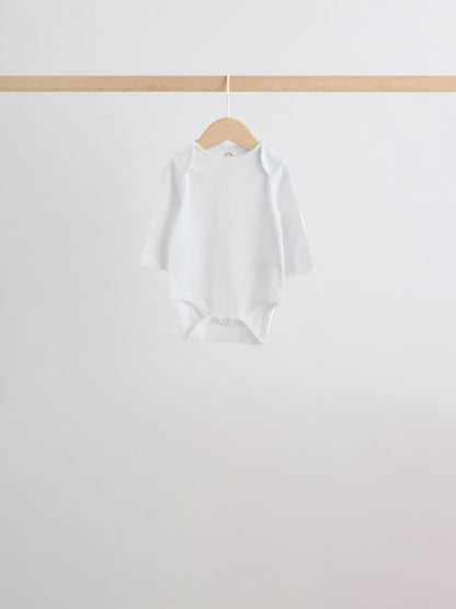 Dsiney Kidz - Pink/White Long Sleeve Baby Bodysuits 5 Pack image 8