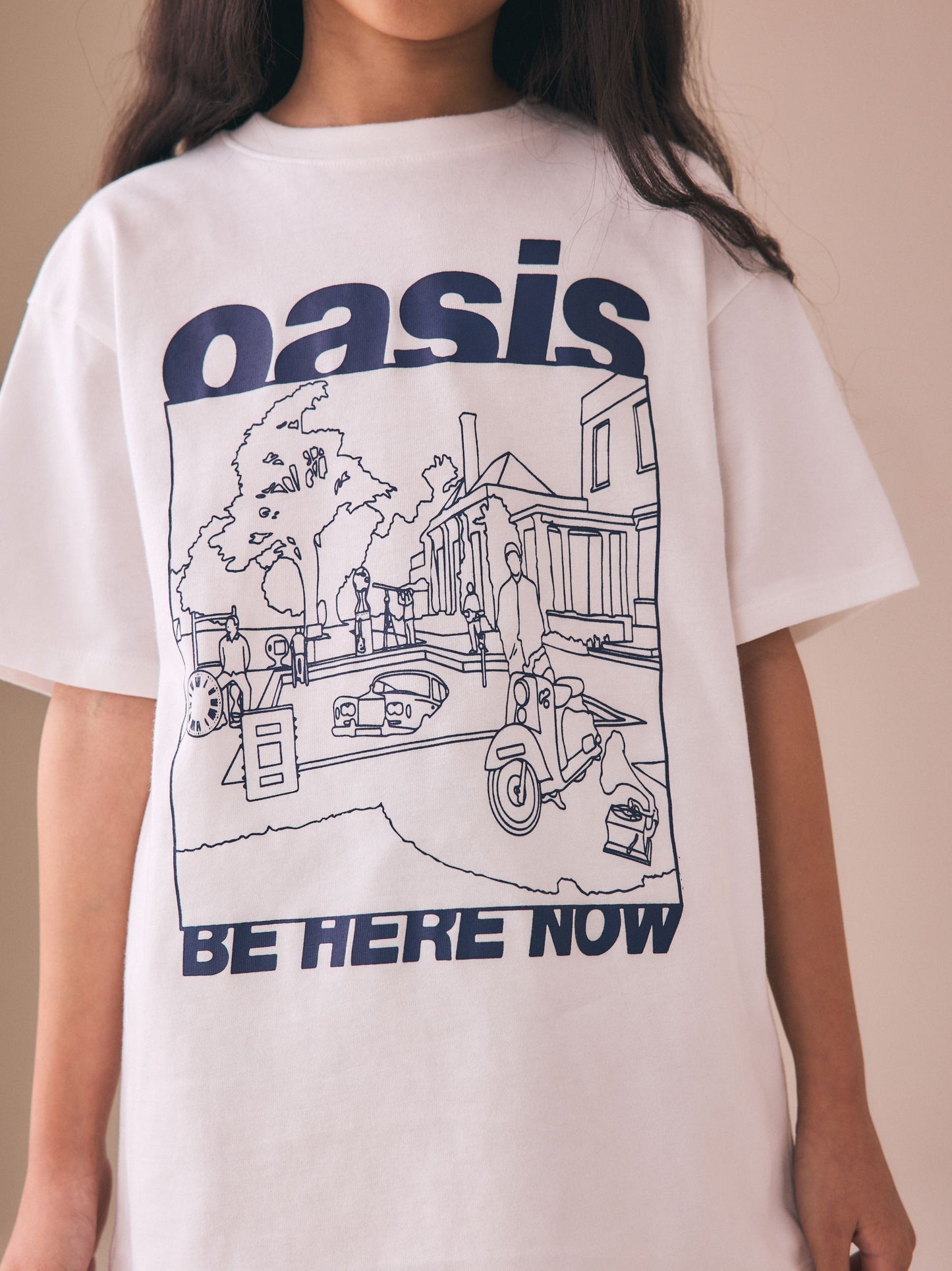 Dsiney Kidz - White Oasis Oversized Graphic T-Shirt (3-16yrs) image 4