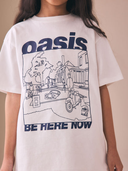 Dsiney Kidz - White Oasis Oversized Graphic T-Shirt (3-16yrs) image 4