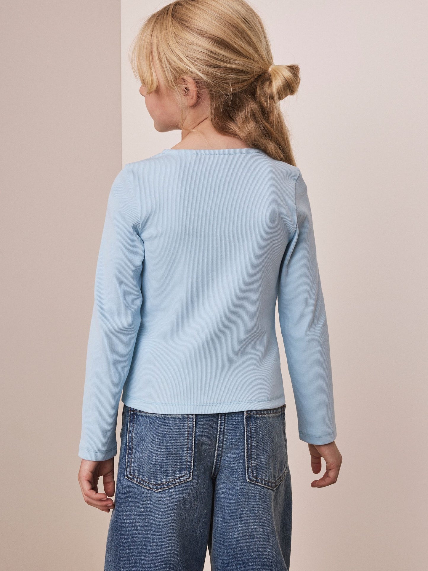 Dsiney Kidz - Blue Long Sleeve Ribbed Cardigan (3-16yrs) image 3