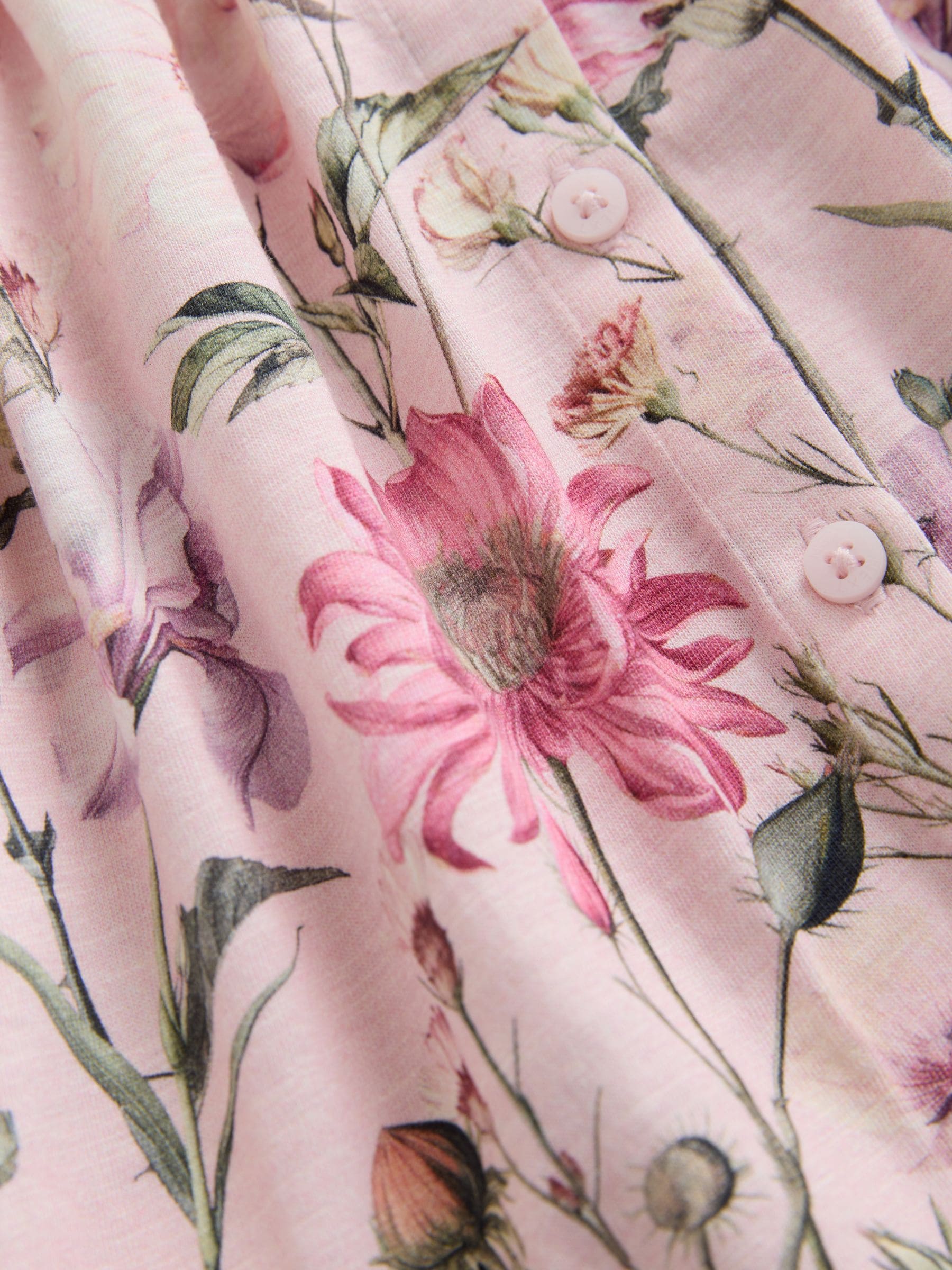 Floral Short Sleeve Collared Floral Dress (3mths-7yrs) image 6