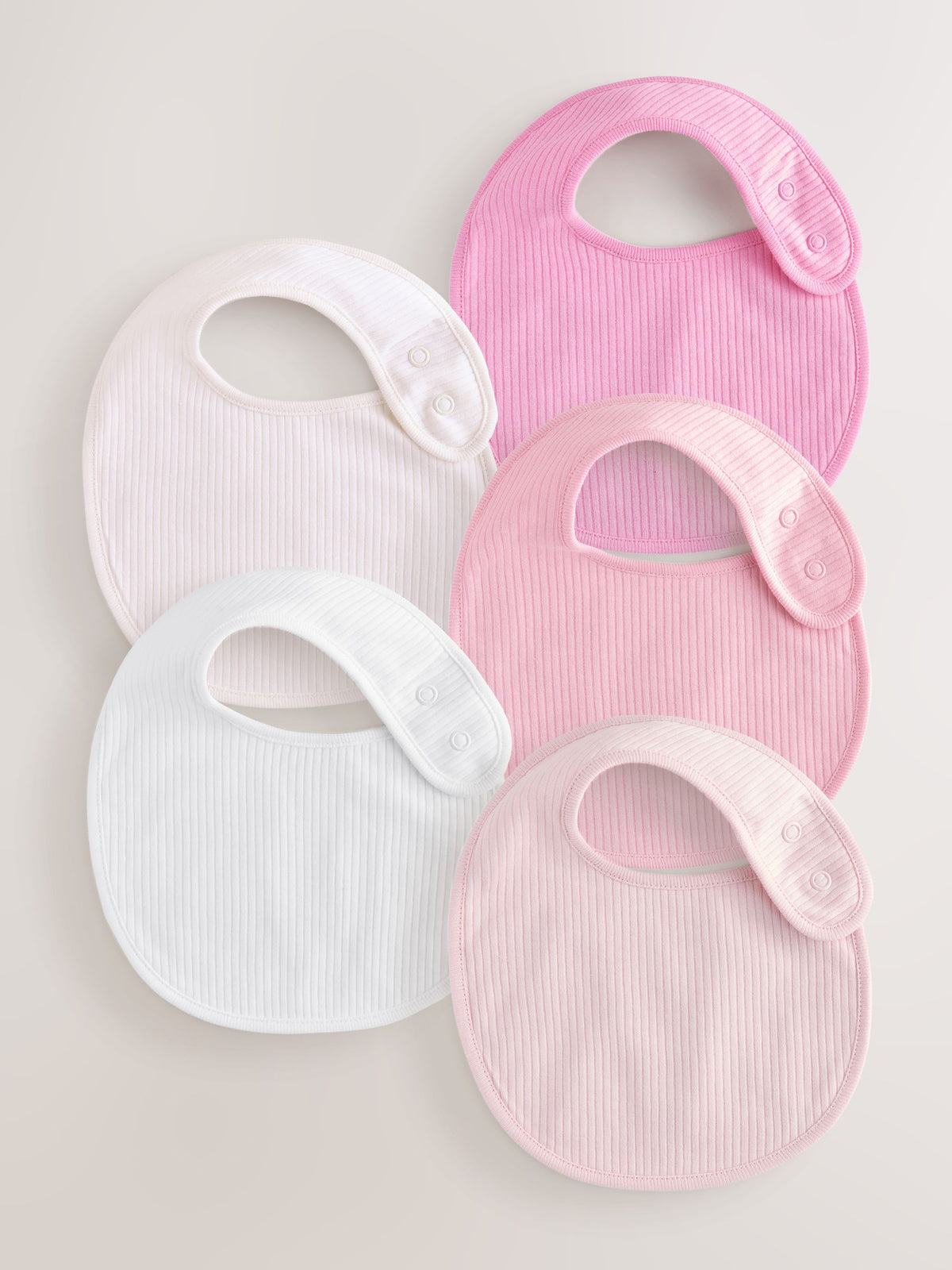 Dsiney Kidz - Pink Baby Bib 5 Pack image 1
