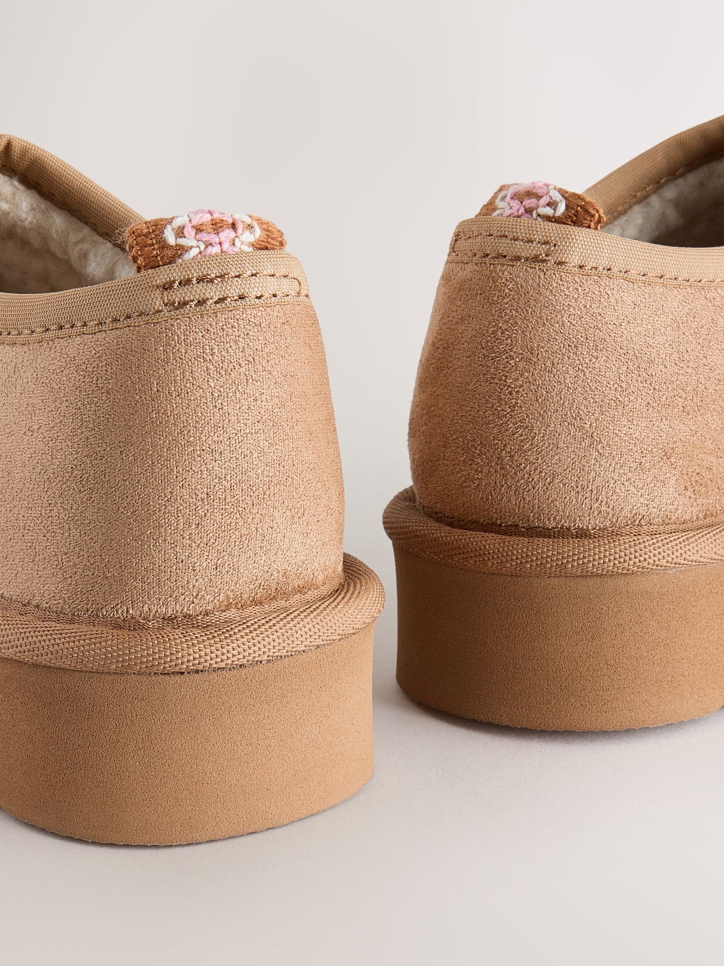 Tan Brown Shoot Slippers image 3