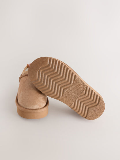 Tan Brown Shoot Slippers image 4