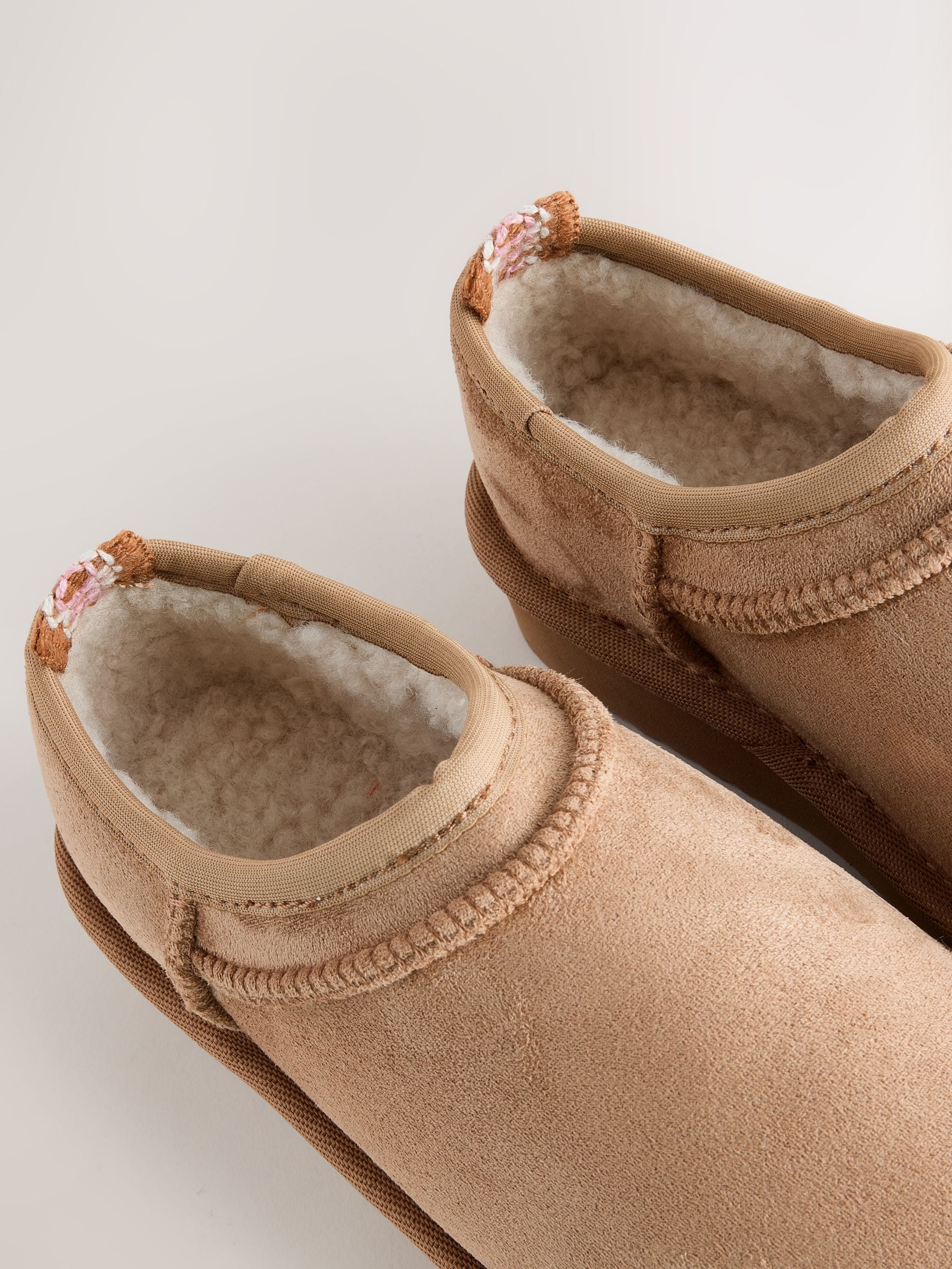 Tan Brown Shoot Slippers image 5