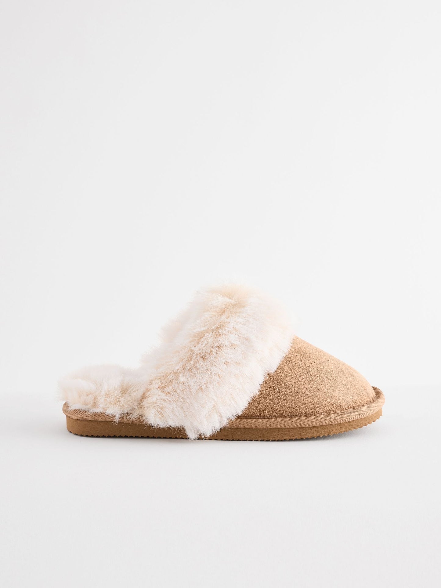 Tan Brown Mule Slippers image 2