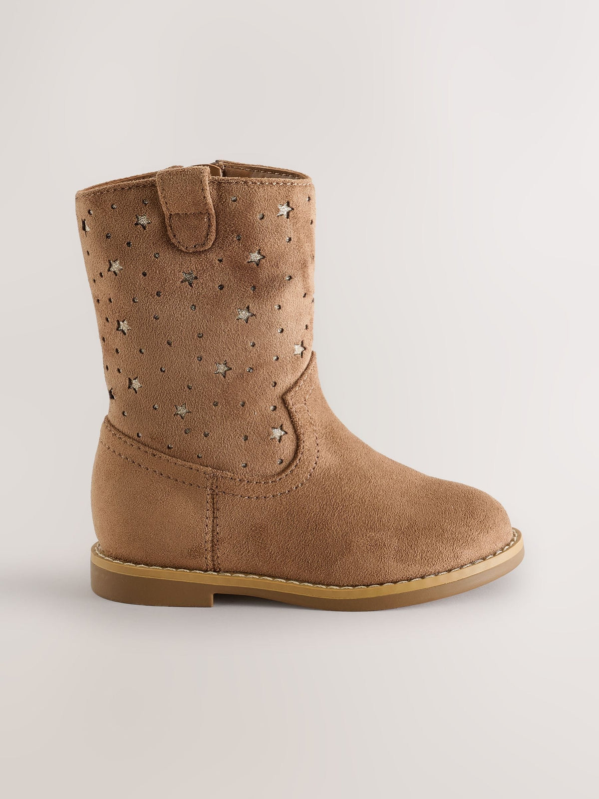 Dsiney Kidz - Tan Brown Star Western Tall Boots image 2