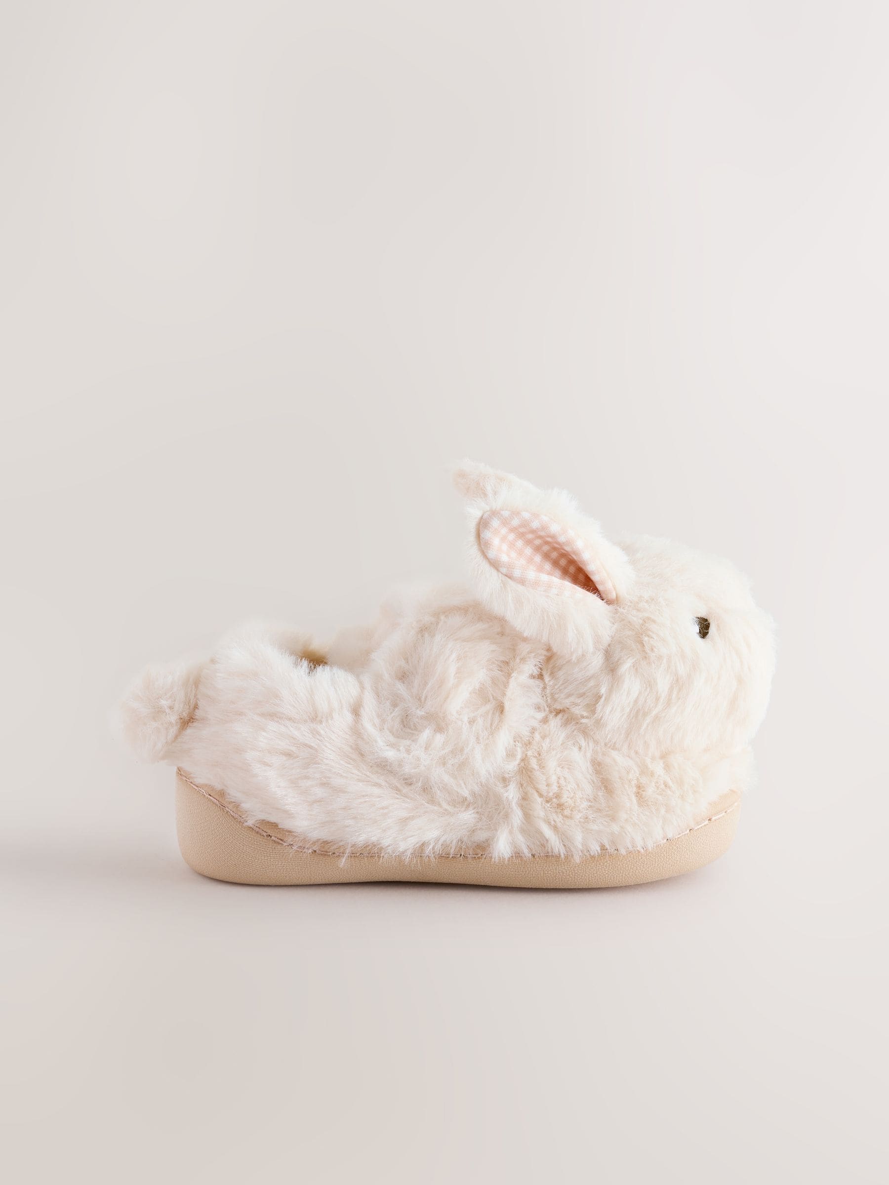 Neutral Bunny Cupsole Slippers image 2