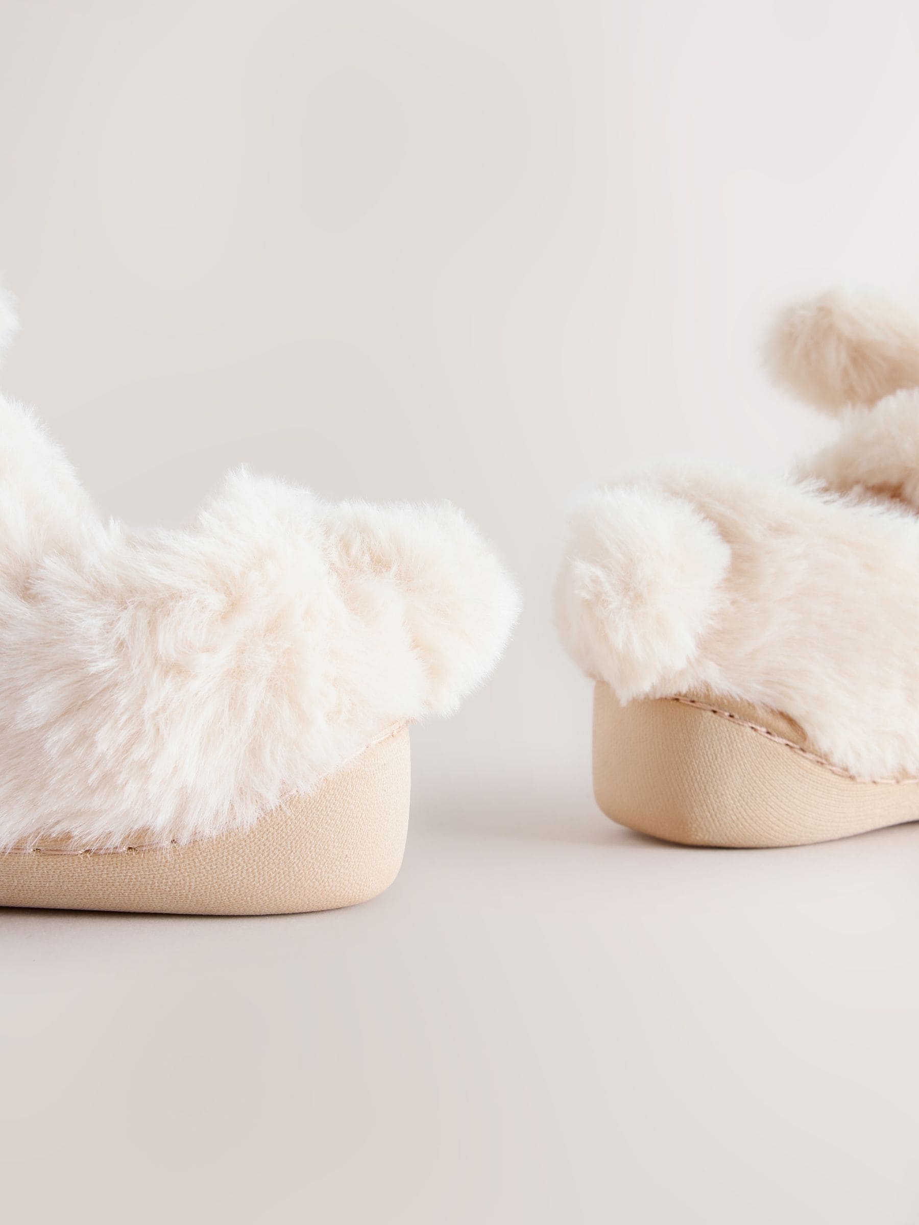 Neutral Bunny Cupsole Slippers image 5