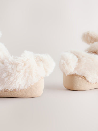 Neutral Bunny Cupsole Slippers image 5
