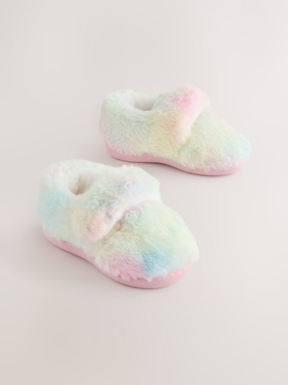 Dsiney Kidz - Multi Rainbow Cupsole Slippers image 1