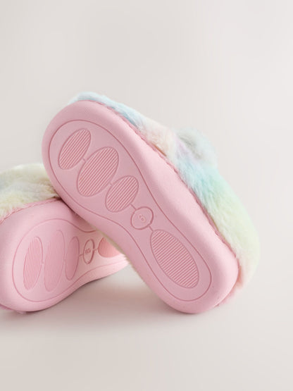 Dsiney Kidz - Multi Rainbow Cupsole Slippers image 3