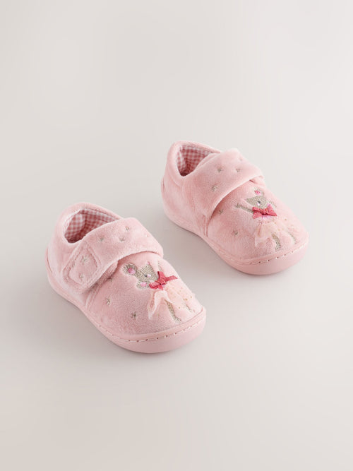 Dsiney Kidz - Pink Fairy Cupsole Slippers image 1