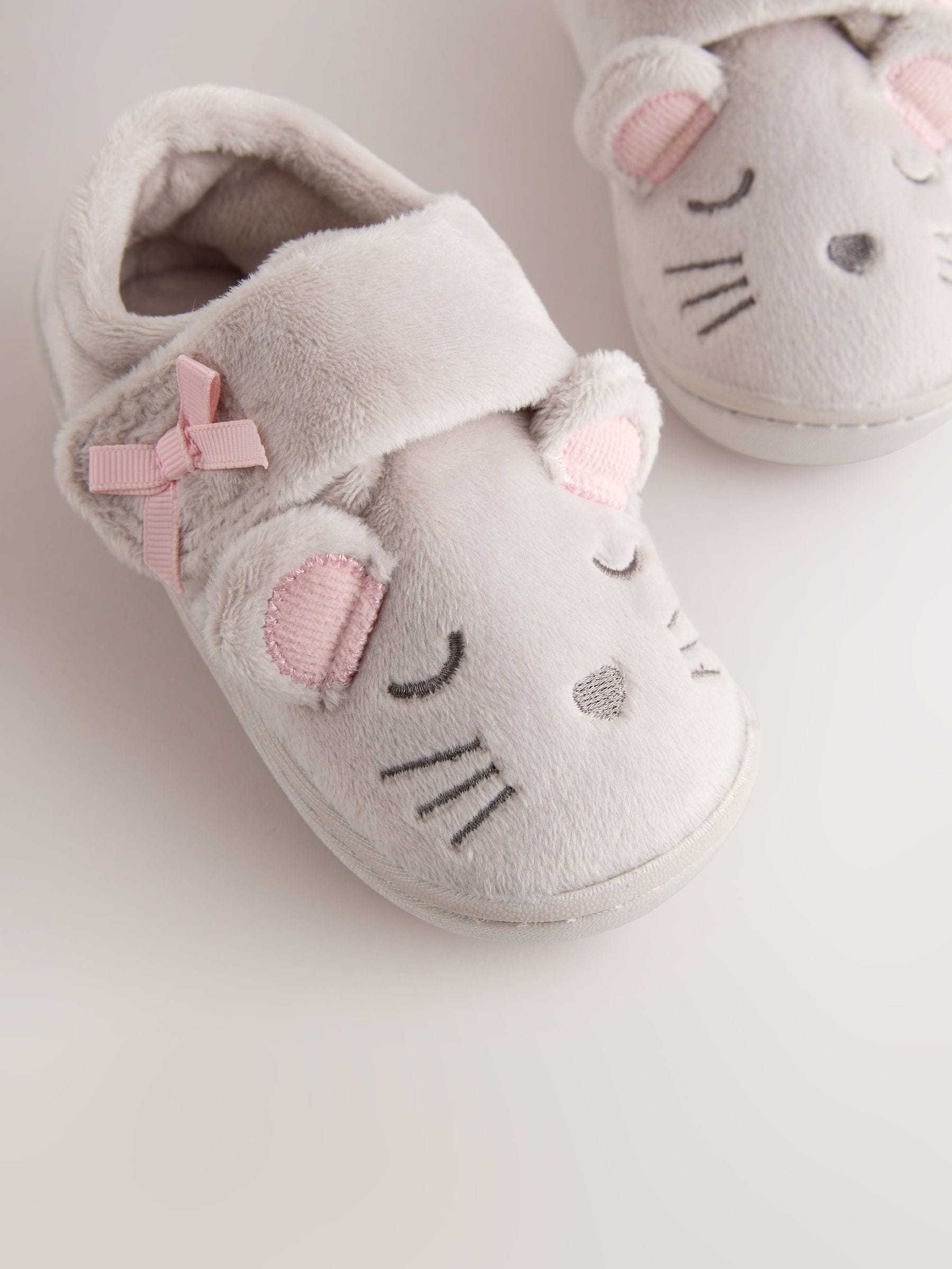 Grey Mouse Cupsole Slippers image 4
