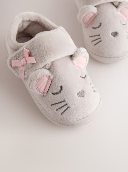 Grey Mouse Cupsole Slippers image 4
