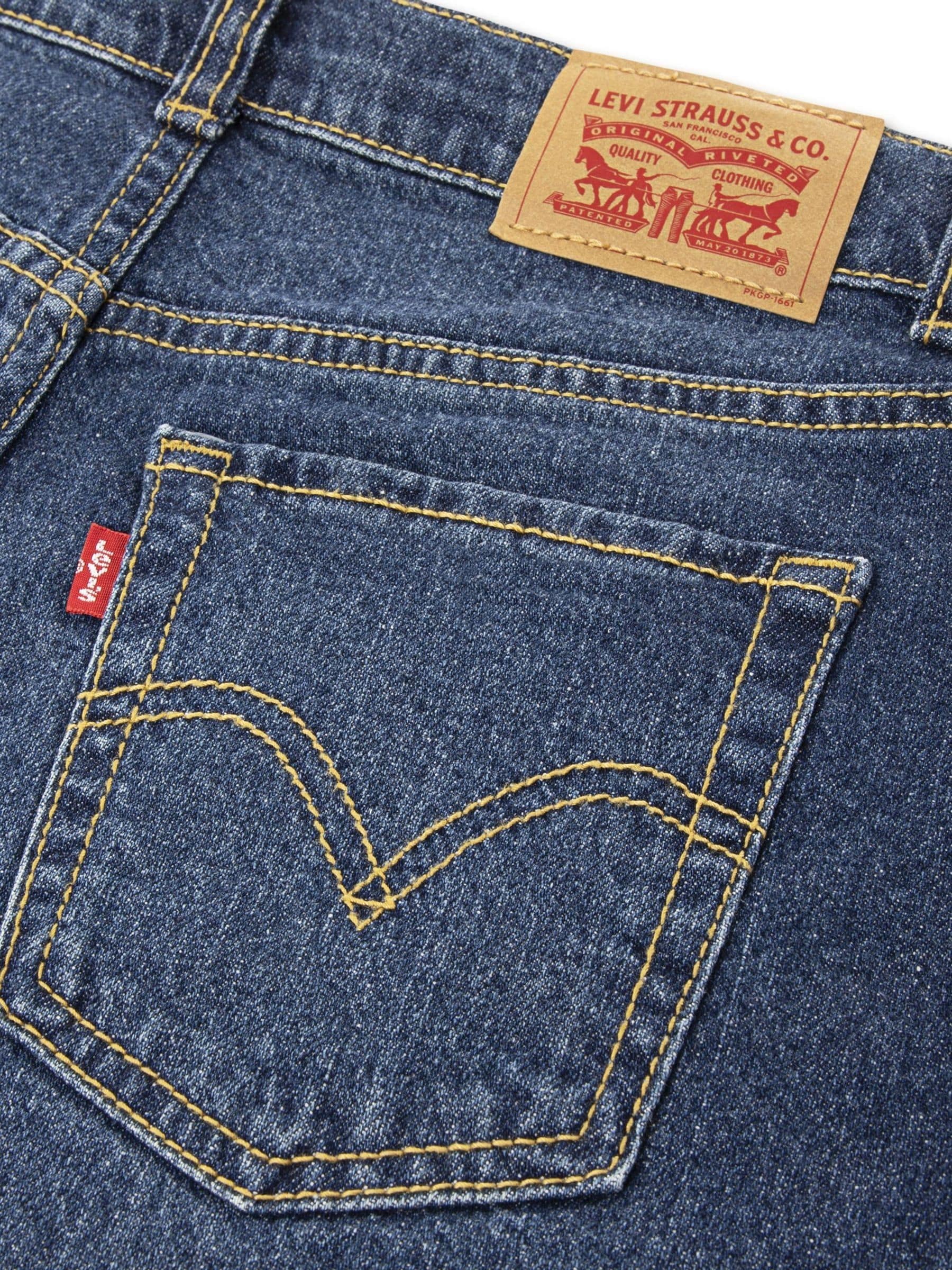 Dsiney Kidz - Levi's Light Blue High Waisted Adjustable Denim Shorts image 3