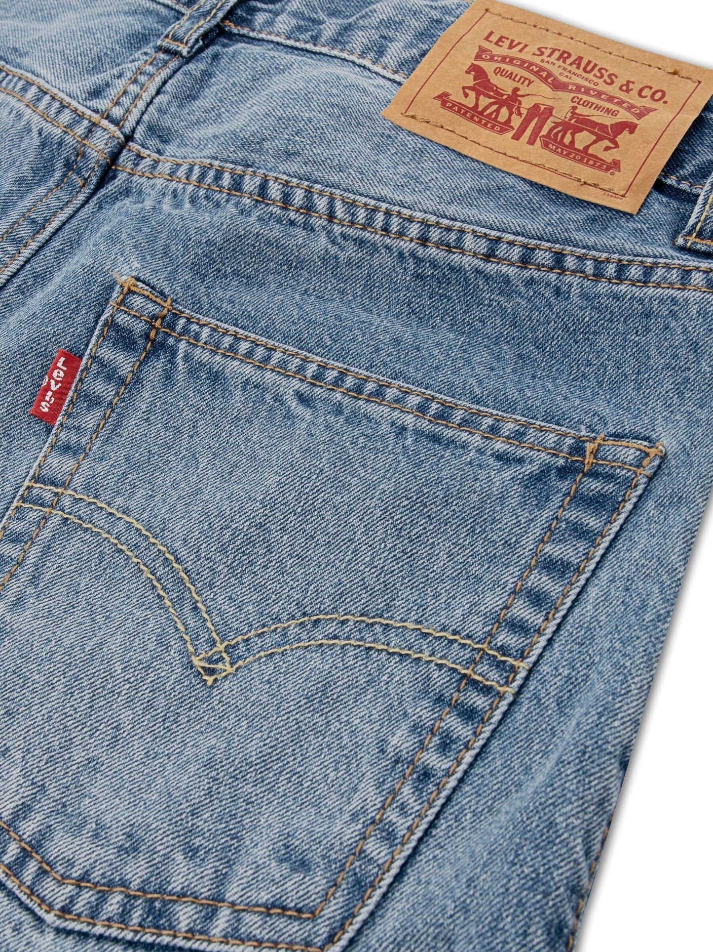 Dsiney Kidz - Levi's Blue Baggy Denim Skate Shorts image 4