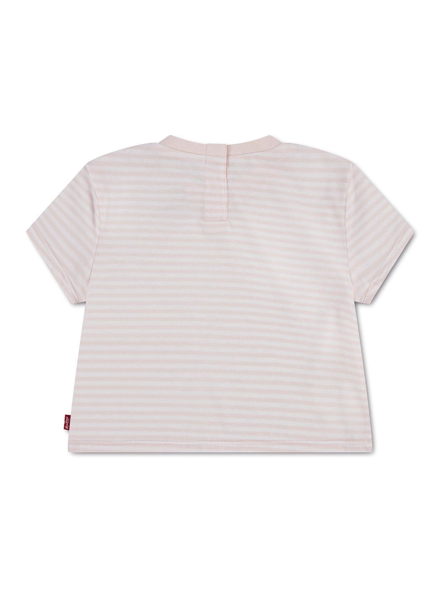 Levi's® Pink Striped Mini Batwing Short Sleeve T-Shirt image 3
