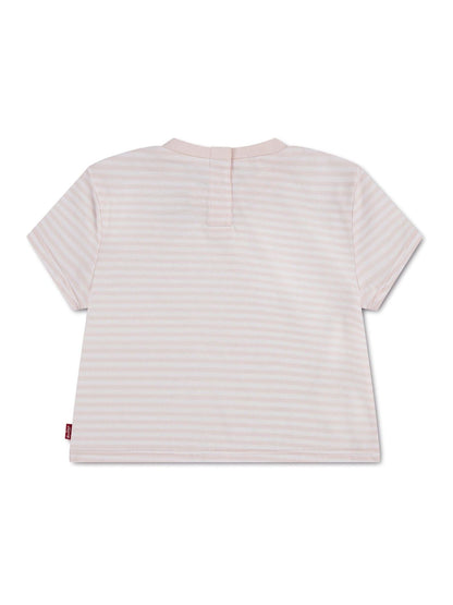 Levi's® Pink Striped Mini Batwing Short Sleeve T-Shirt image 3