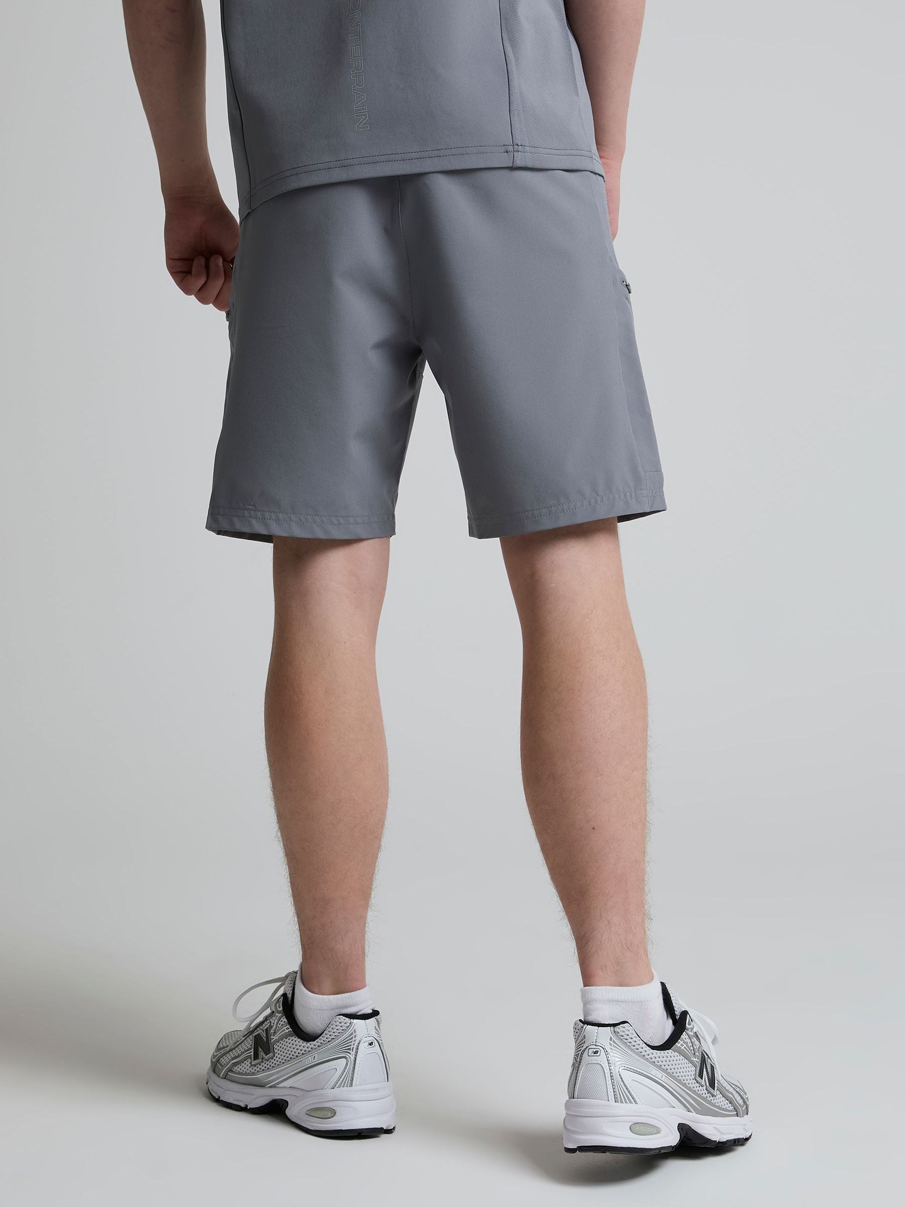 Dsiney Kidz - Monterrain Grey Ramble 3.0 Woven Running Shorts image 3