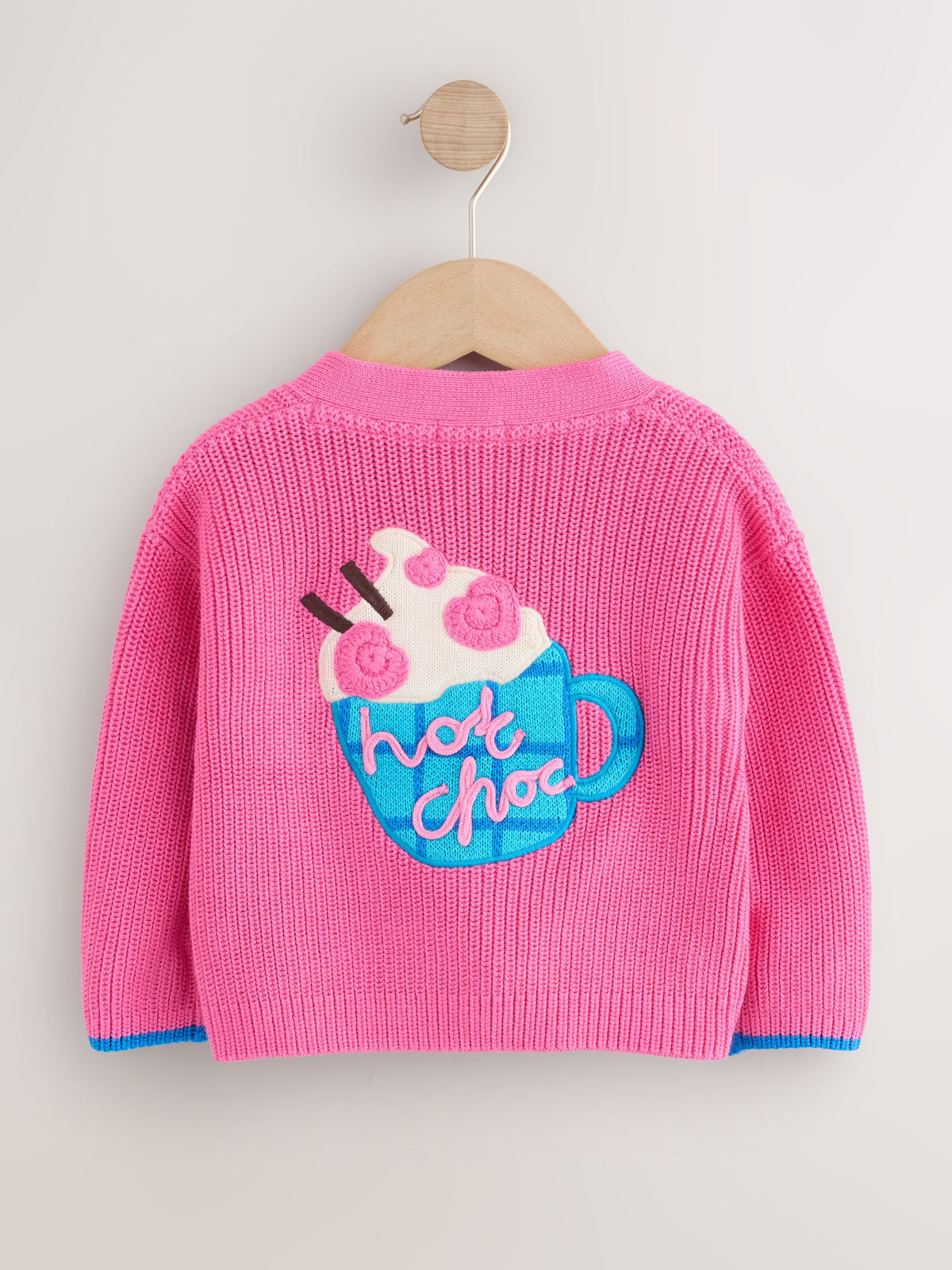 Dsiney Kidz - Pink Hot Chocolate V-Neck Cardigan (3mths-7yrs) image 7