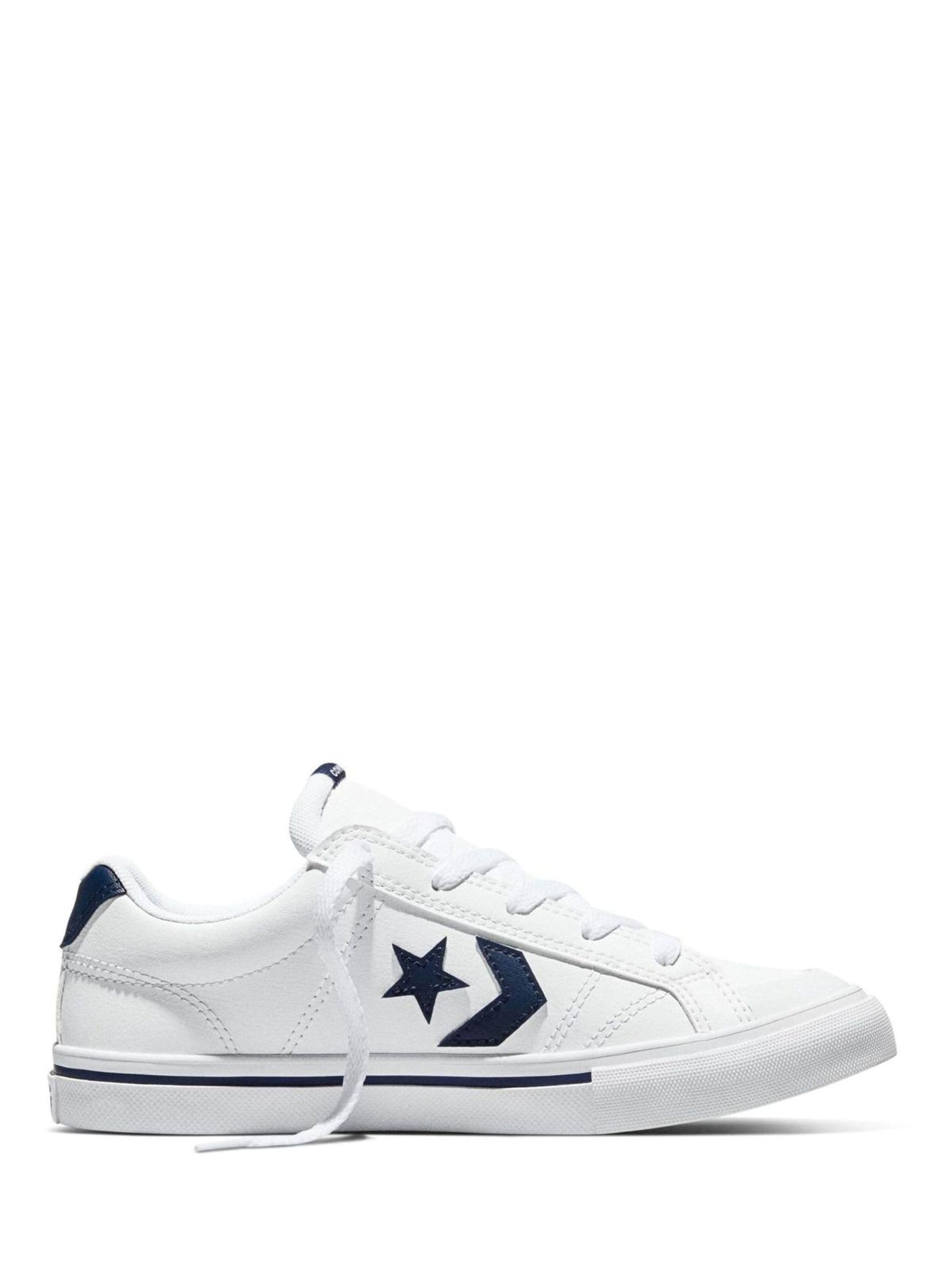 Converse White/Black Sport Casual Low Trainers image 1