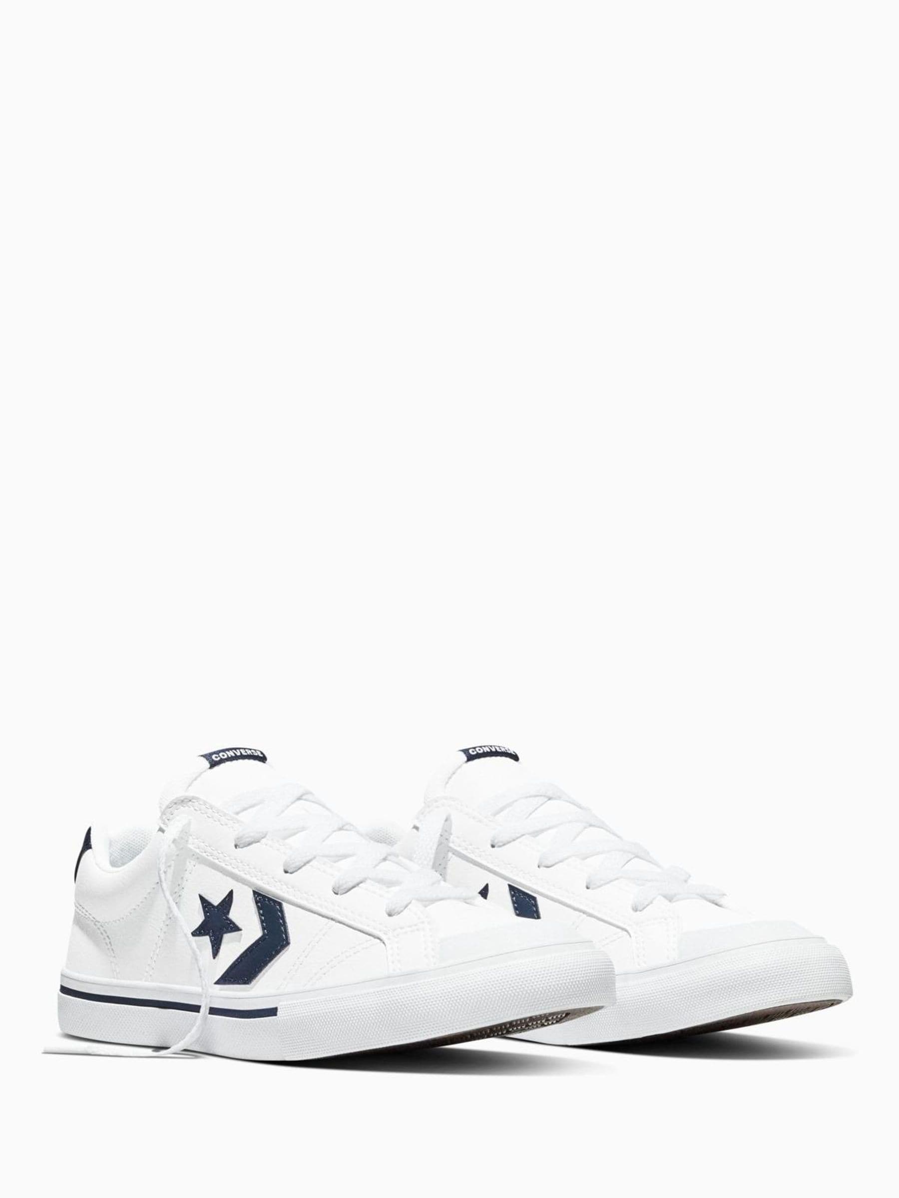 Converse White/Black Sport Casual Low Trainers image 4
