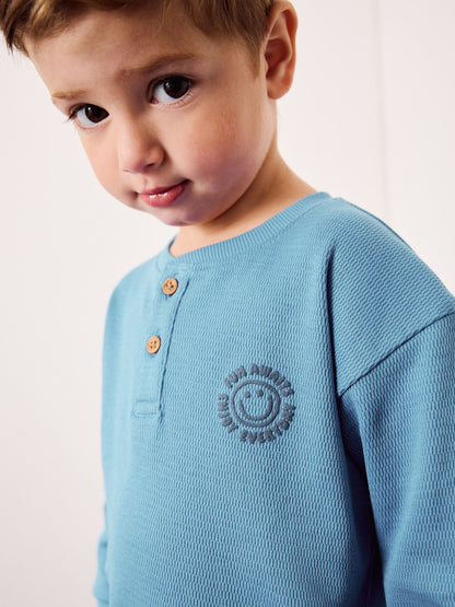 Navy/Red/Blue Check Woven Bottom Pyjamas 3 Pack (9mths-12yrs) - image 4