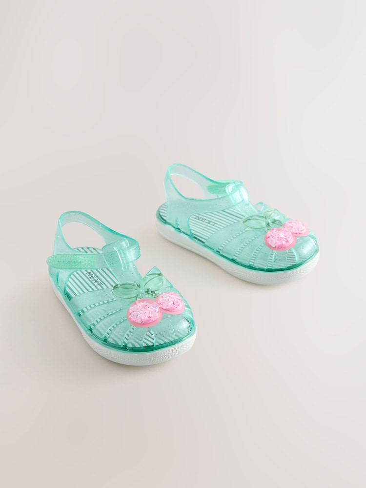 Green Jelly Sandals Immediate