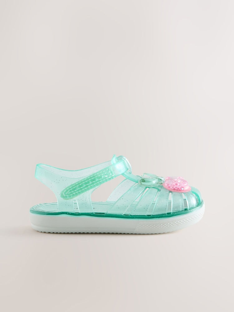 Green Jelly Sandals Immediate