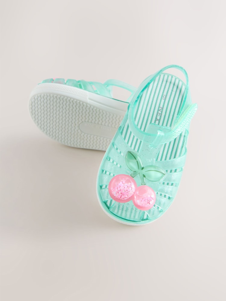 Green Jelly Sandals Immediate