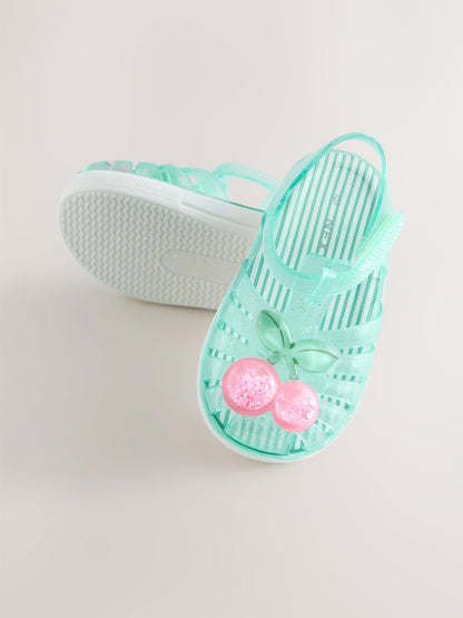 Green Jelly Sandals Immediate